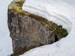 Stone and snow, Sweden