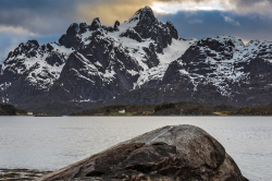 Mt Trolltindan, Lofoten,  Norway