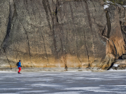 Long distance skating, Stockholm archipelago
