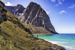 Walking, Lofoten, Norway